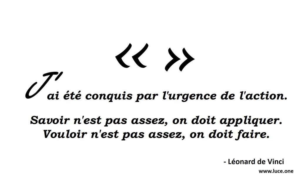 conviction - leonard de Vinci